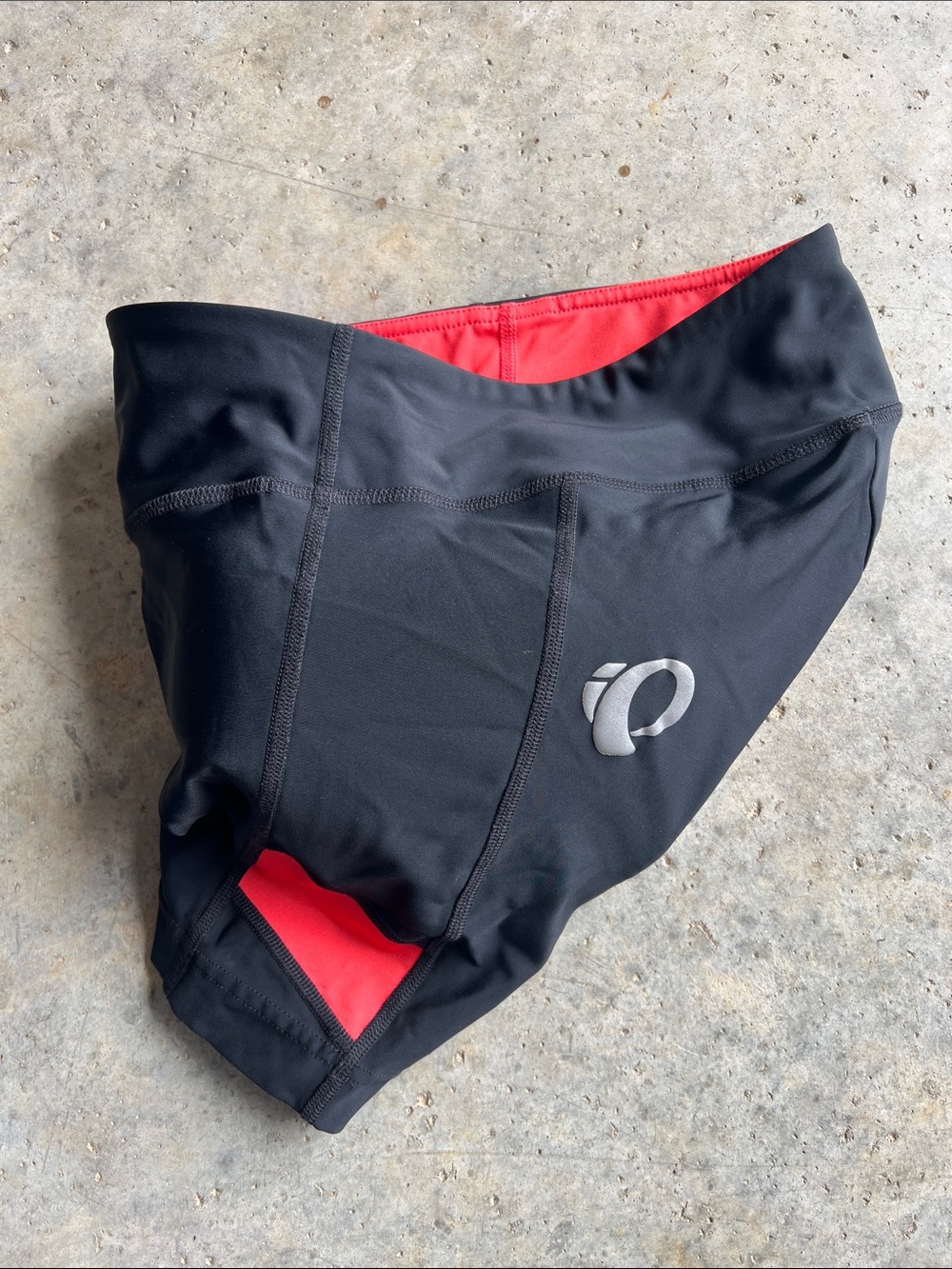 Pearl Izumi Black Cycling Shorts with Red Accents